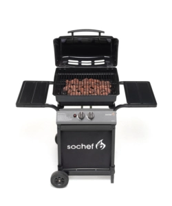 BARBECUE A GAS SOCHEF "PEPITO" CON COTTURA A PIETRA LAVICA 2 BRUCIATORI - COD. G20723